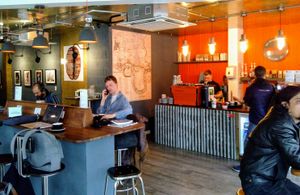 interior at The International Comrades in East London