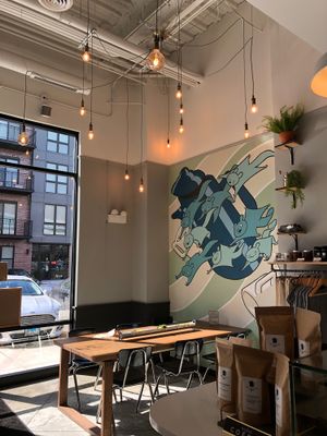 Lots of available seating! at Backlot Coffee in Chicago