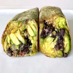 Vegan Avocado Fajita Burrito  at Tocaya Modern Mexican in West Hollywood