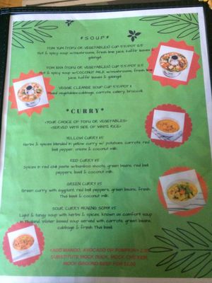Menu 4/15/2018 at Rice by Mama 2 in Ventura