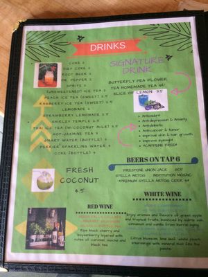 Menu 4/15/2018 at Rice by Mama 2 in Ventura