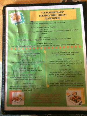 Menu 4/15/2018 at Rice by Mama 2 in Ventura