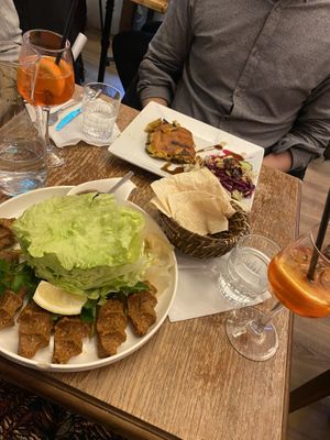 Vegetarian Moussaka and vegan kofte at Restaurant Vege in Paris