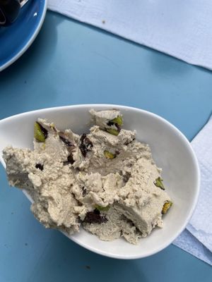 Pistachio desert  at Restaurant Vege in Paris