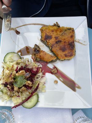 Moussaka - vegetarian  at Restaurant Vege in Paris