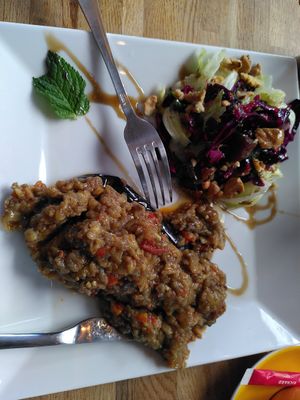 Caviar D' Aubergines at Restaurant Vege in Paris