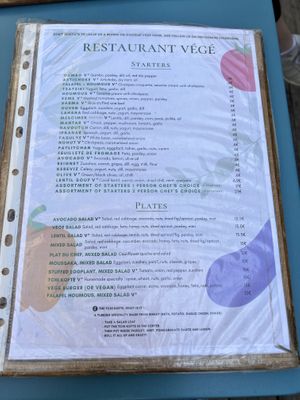   at Restaurant Vege in Paris