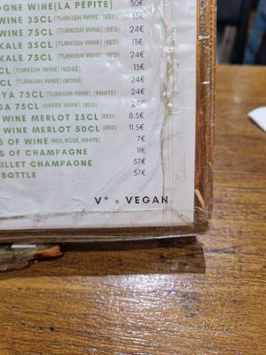  at Restaurant Vege in Paris