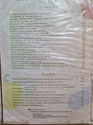 Gut gekennzeichnete Vegane Optionen at Restaurant Vege in Paris