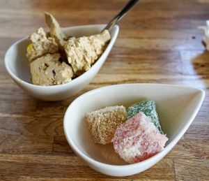 Helva + Loukoum at Restaurant Vege in Paris