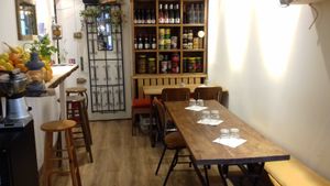 small restaurant room at Restaurant Vege in Paris