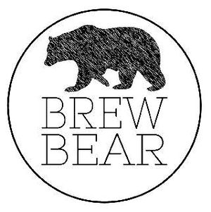 Logo at Brew Bear Coffee House in Evesham
