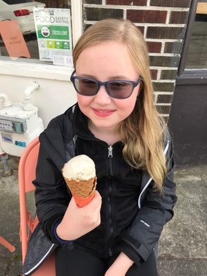 A satisfied customer! at Frankie & Jo's - Ballard in Seattle