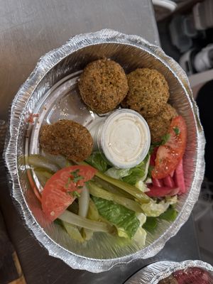 falafel  at Basha's Lebanese Grill in Binghamton