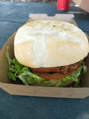 Vegan Burger at N17 Burger Co in Port Douglas