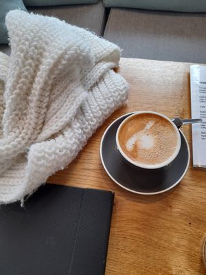 Cappuccino at Café LIV in Murren