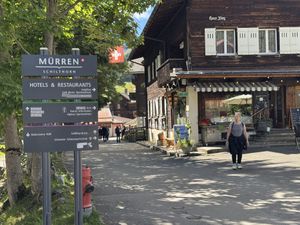   at Café LIV in Murren