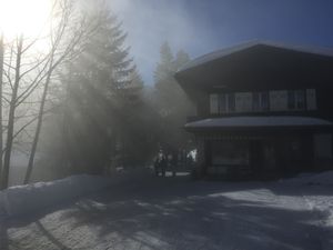 Winter at café LIV  at Café LIV in Murren