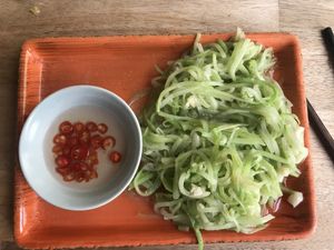 Stir fried susu  at The Hill Station in Sapa