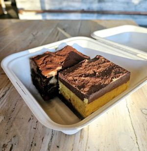 Raw Tiramisu and Nanaimo Bar at Buddha-Full - Northwoods Village in North Vancouver