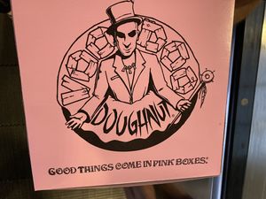 Box  at Universal Studios - Voodoo Doughnut in Orlando