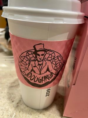Plain coffee   at Universal Studios - Voodoo Doughnut in Orlando