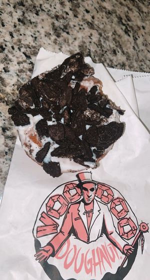 dirt donut (oreo)  at Universal Studios - Voodoo Doughnut in Orlando