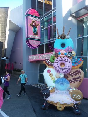 Sign at Universal Studios - Voodoo Doughnut in Orlando