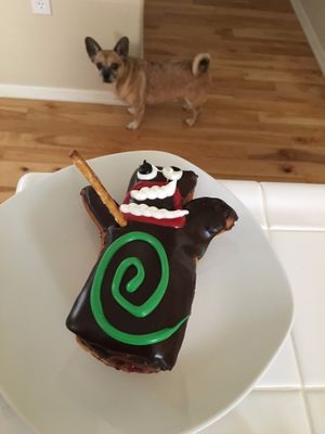 Vegan Voodoo at Universal Studios - Voodoo Doughnut in Orlando