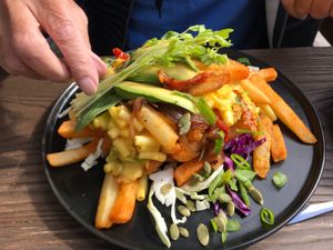 Absolutely delicious 😋  at VegOut on Charles in Launceston