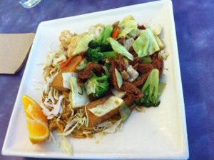 Noodle dish. Can't remember the name. at Sweet Lemon Vegan Bistro in Portland