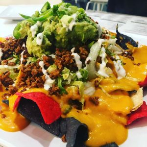 Nachos at The Modern Vegan in Las Vegas