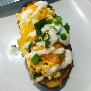 Breakfast Potato Skins at The Modern Vegan in Las Vegas