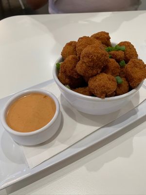 Popcorn chick’n at The Modern Vegan in Las Vegas