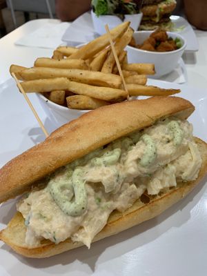 Lobster roll at The Modern Vegan in Las Vegas