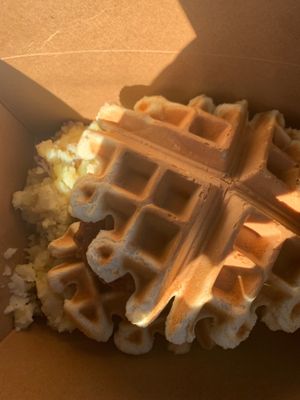 See that waffle 😌 at The Modern Vegan in Las Vegas