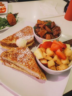 French toast sandwich at The Modern Vegan in Las Vegas