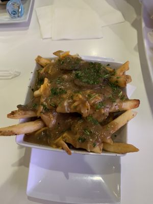 Poutine at The Modern Vegan in Las Vegas