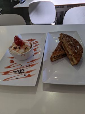 Ice Cream and Deep Fried PB&J Sandwich at The Modern Vegan in Las Vegas