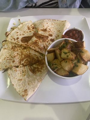 Chicken quesadilla  at The Modern Vegan in Las Vegas