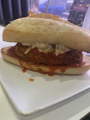 Chicken parm at The Modern Vegan in Las Vegas