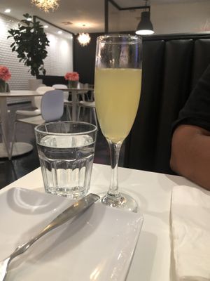 Pineapple Mimosa  at The Modern Vegan in Las Vegas