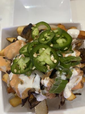 Hangover fries  at The Modern Vegan in Las Vegas