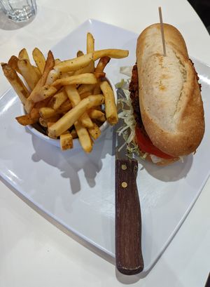 Spicy Crispy Chick'n at The Modern Vegan in Las Vegas