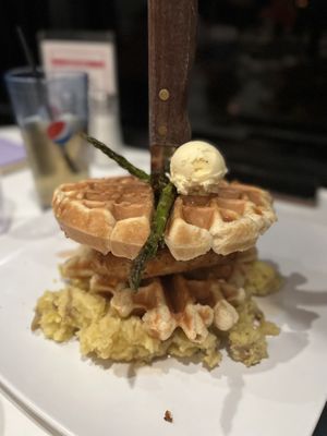 Chicken & Waffles  at The Modern Vegan in Las Vegas