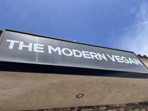 Outside  at The Modern Vegan in Las Vegas