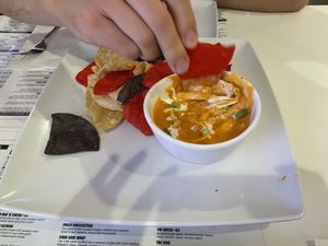 Chicken cheese dip   at The Modern Vegan in Las Vegas