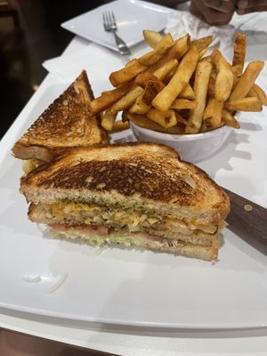 Lobster melt  at The Modern Vegan in Las Vegas