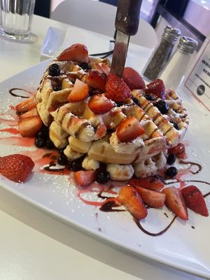 It’s way bigger than it looks, trust me 😄  at The Modern Vegan in Las Vegas