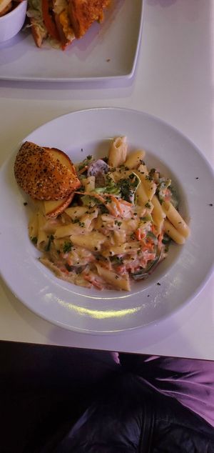 Penne primavera at The Modern Vegan in Las Vegas